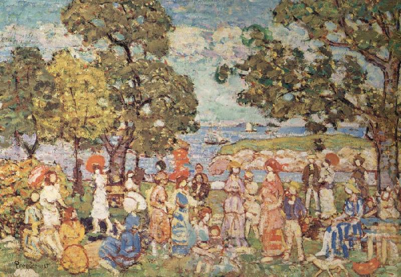 Maurice Prendergast The Promenade Sweden oil painting art